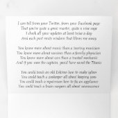 'Know-it-All'-B-day Drieluik Kaart (Binnenzijde eerst)