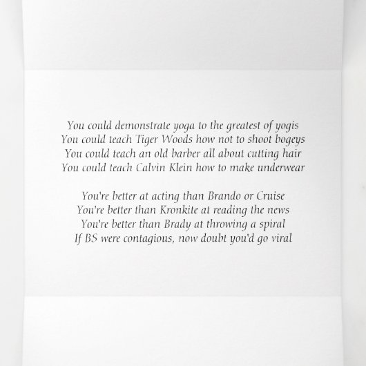 'Know-it-All'-B-day Drieluik Kaart (Binnenkant midden)