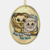 Know Jesus  Keramisch Ornament (Rechts)