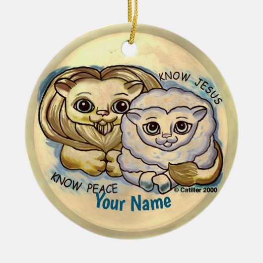 Know Jesus  Keramisch Ornament (Voorkant)