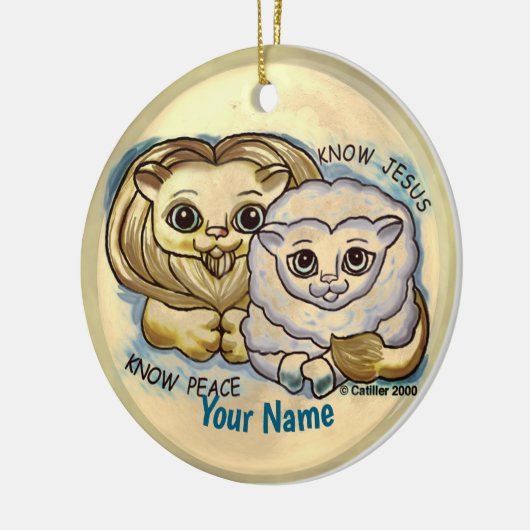 Know Jesus Keramisch Ornament (Links)