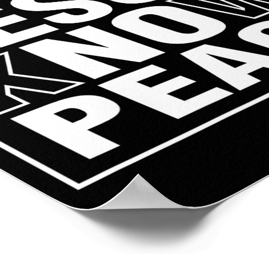 Know Jesus Know Peace John Bible Verse Christian F Poster (Hoek)