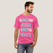Know Jesus Know Peace T-shirt (Voorkant volledig)