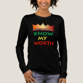 Know My Worth Vrouwen T-shirt (Voorkant)