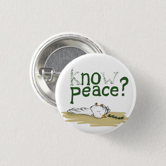 Know Peace Civil Rights Activist Button (Voorkant /achterkant)
