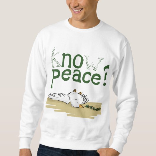 Know Peace Civil Rights Activist Hoodie Trui (Voorkant)
