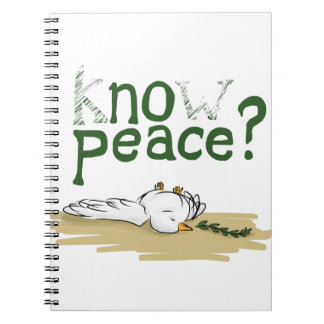 Know Peace Civil Rights Activist Journal Notitieboek