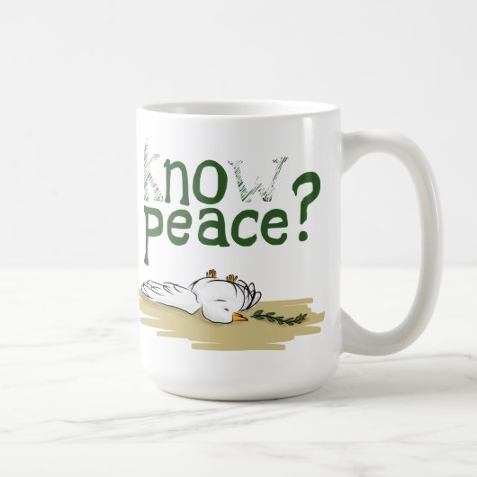 Know Peace Civil Rights Activist Mug Koffiemok (Rechts)