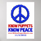 Know Puppets, Know Peace Poster (Voorkant)
