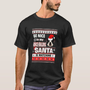 Know Santa French Bulldog T-shirt