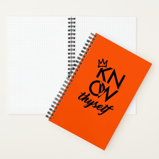 KNOW THYSELF Tactical Journal | Int Orange Notitieboek (Binnen)