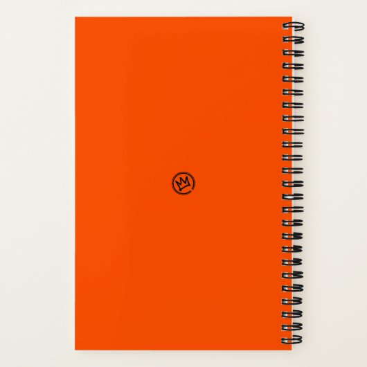 KNOW THYSELF Tactical Journal | Int Orange Notitieboek (Achterkant)