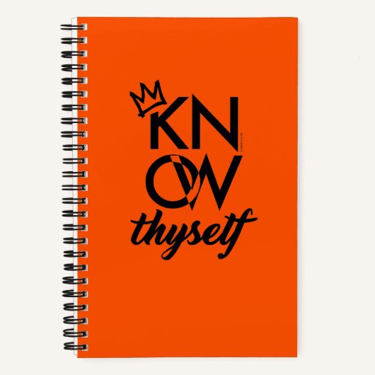 KNOW THYSELF Tactical Journal | Int Orange Notitieboek (Voorkant)