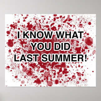 Know What You Did Last Summer Poster