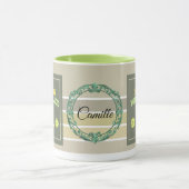 Know Your Place – Personalized Floral Affirmation  Mok (Midden)