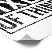 Knower Of Stuff Fixer Of Things Handyman Dad Fathe Poster (Hoek)