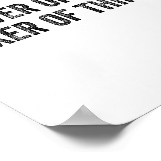 Knower Of Stuff Fixer Of Things Men Dad Funny Mech Poster (Hoek)