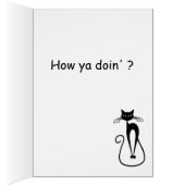  Knowing Black Ninja Cat Wondering  (Binnen (Rechts))