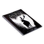 Knowle Park in Sevenoaks Hand Drawn Deer Notitieboek (Rechterzijde)
