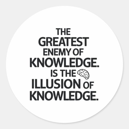 Knowledge Sticker (Voorkant)