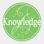 Knowledge Sticker (Voorkant)