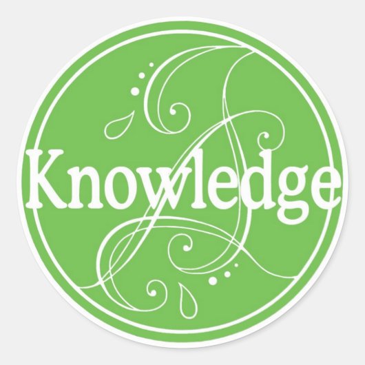 Knowledge Sticker (Voorkant)