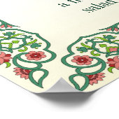 KNOWLEDGE weet dat een tomaat een vrucht is. Poster (Hoek)