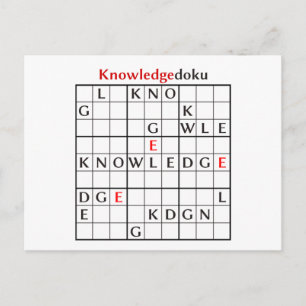 knowledgedoku briefkaart