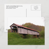 Knowlton Covered Bridge-Briefkaart Briefkaart (Voorkant / Achterkant)