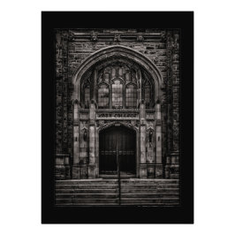 Knox College Entrance No 1 met Border Foto Afdruk