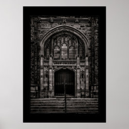 Knox College Entrance No 1 met Border Poster