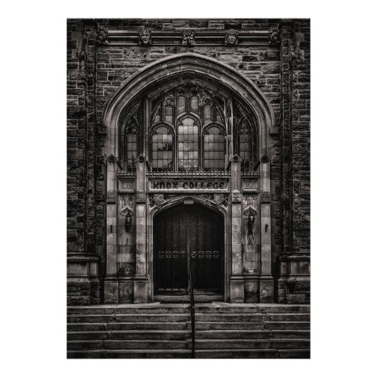 Knox College Ingang No 1 Foto Afdruk (Voorkant)