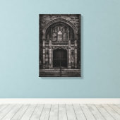 Knox College Ingang Nr 1 Canvas Afdruk (Insitu (Houten vloer))