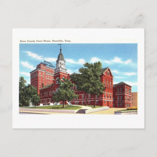Knox County Court House in Knoxville, Tennessee, Briefkaart (Voorkant)