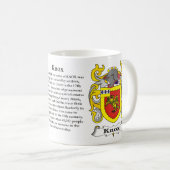 Knox Family Coat of Arms Mok (Voorkant rechts)