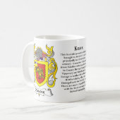 Knox Family Coat of Arms Mok (Voorkant links)