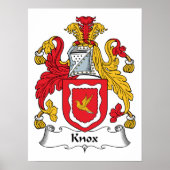 Knox Family Crest Poster (Voorkant)