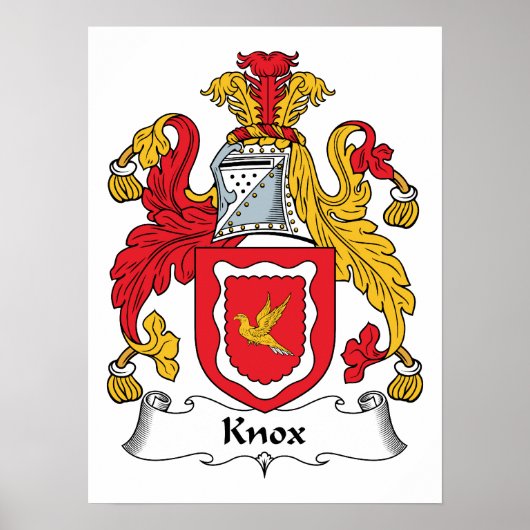 Knox Family Crest Poster (Voorkant)