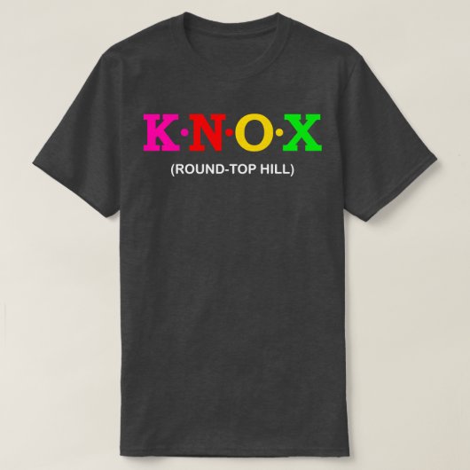 Knox RoundTop Hill 2 T-shirt (Design voorkant)