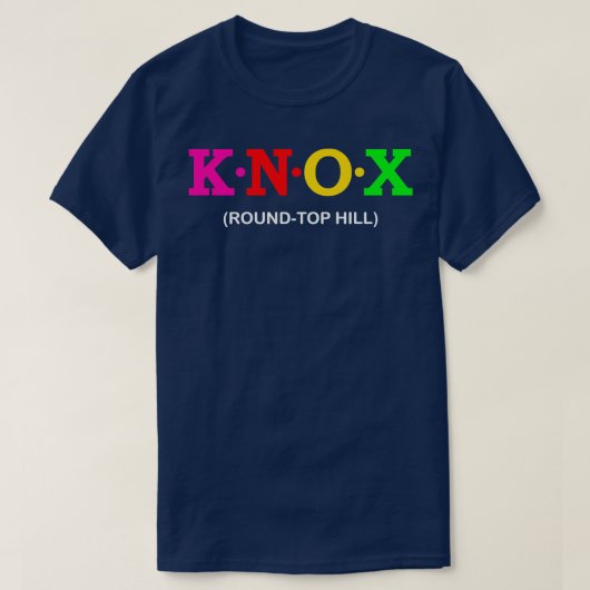 Knox RoundTop Hill T-shirt (Design voorkant)