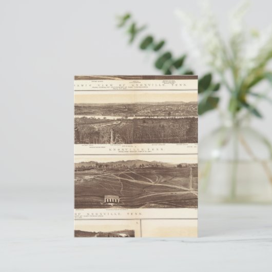 Knoxville, Chattanooga Briefkaart (Staand voorkant)