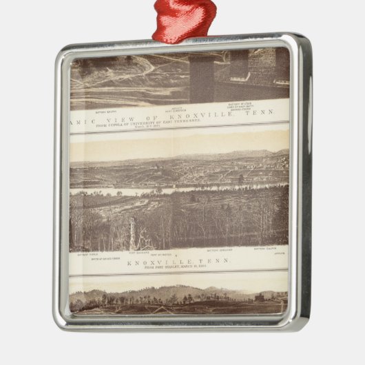 Knoxville, Chattanooga Metalen Ornament (Links)