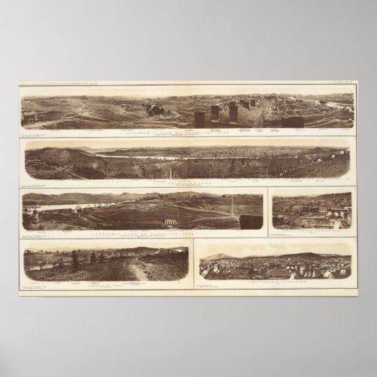 Knoxville, Chattanooga Poster (Voorkant)