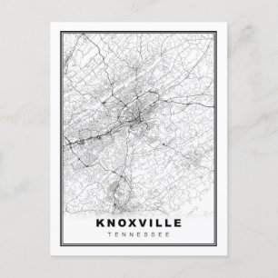 Knoxville Map Feestdagenkaart