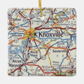 Knoxville  Map Keramisch Ornament (Voorkant)