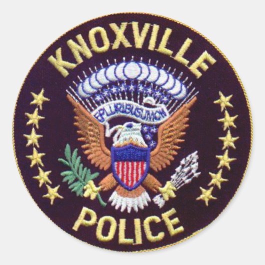 Knoxville Politie Department Stickers (Voorkant)