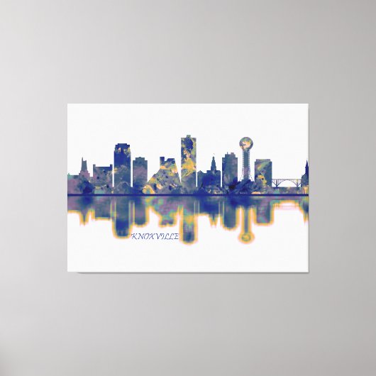 Knoxville Skyline Canvas Afdruk (Voorkant)