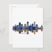 Knoxville Skyline Feestdagenkaart (Voorkant / Achterkant)