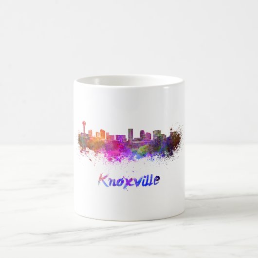 Knoxville skyline in watercolor koffiemok (Center)