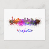 Knoxville skyline in waterverf briefkaart (Voorkant)